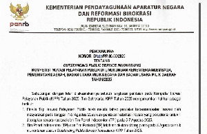 FastDuk Aceh Masuk 28 Inovasi Pelayanan Publik Terbaik Nasional Versi KemenPANRB