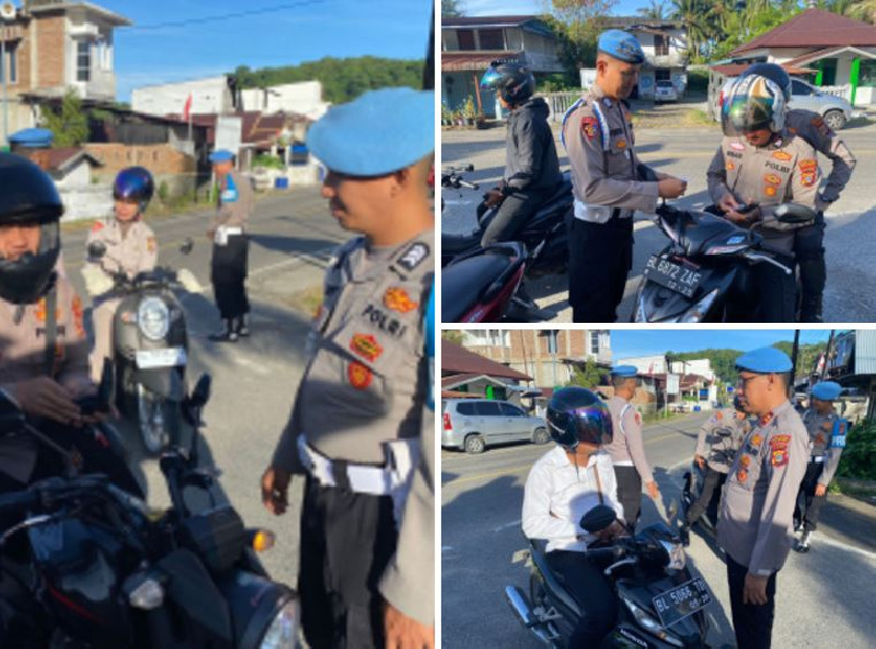 Sipropam Polres Aceh Selatan Gelar Gaktibplin, Personel Tertib Tanpa Pelanggaran
