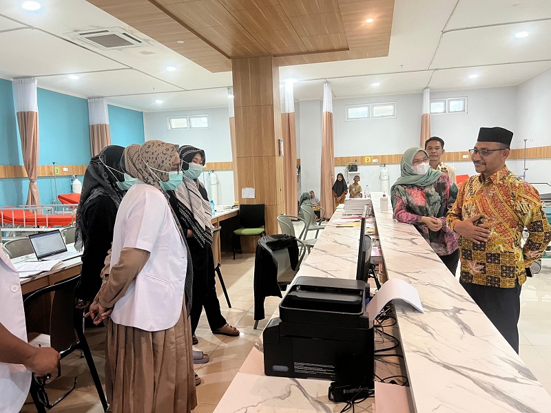 Haji Uma Tinjau RSUD Teuku Umar, Pastikan Bantuan Rp24 Miliar Tepat Guna