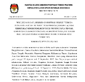 Empat Nama Berebut Kursi Sekretaris KIP Aceh