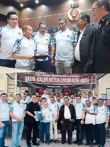 Pon Yaya Calon Tunggal Ketua KONI Aceh 2025-2029