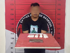 Pemuda Idi Rayeuk Dibekuk Polisi di Aceh Utara Bawa 1,4 Ons Sabu