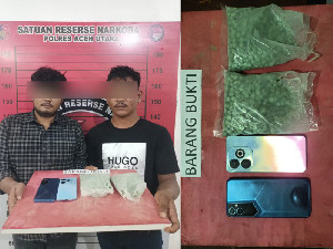 Polres Aceh Utara Gagalkan Peredaran 1.350 Butir Inex di SPBU Geudong