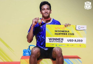 Chico Aura Raih Gelar Juara Perdana Musim 2025 di Indonesia Masters