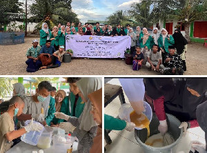 Santri Go Green! Belajar Bikin Sabun Cuci Piring Eco Enzyme dari Kulit Buah