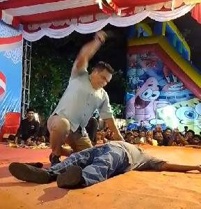 Momen Menegangkan, Perut Ketua PWI Aceh Selatan Ditusuk