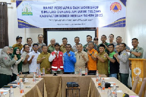 BPBA dan Pemkab Bener Meriah Bahas Langkah Kesiapsiagaan Gunung Api Burni Telong