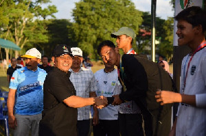 Anak Muda Aceh Besar Tunjukkan Taring di Arena Panahan PORKAB 2025