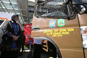 Perkuat Pengawasan, Satpol PP WH Banda Aceh Terima Tambahan Tiga Armada Patroli