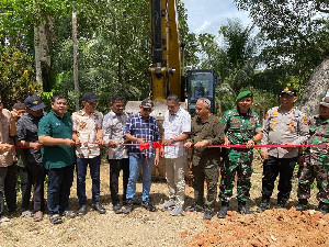 PT Qasas Sabang Berjaya Bangun Jalan Gampong Baro Lam Teungoh