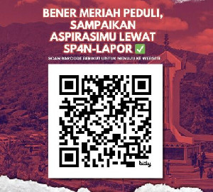 Maksimalkan Layanan Pengaduan, Diskominfo Bener Meriah Sebarkan Barcode SP4N Lapor