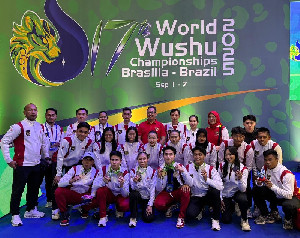 Timnas Wushu Indonesia Raih 6 Medali di Kejuaraan Dunia 2025 di Brasil