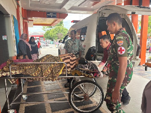 Dua Warga Stroke Iskemik, TNI Cepat Evakuasi Ke RSU
