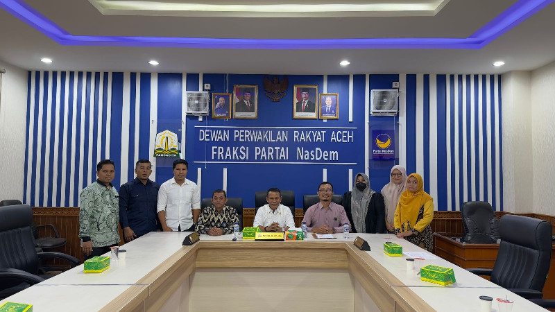 Silaturahmi FE Unmuha dengan Fraksi NasDem DPRA, Bahas Tantangan dan Peluang Ekonomi Aceh