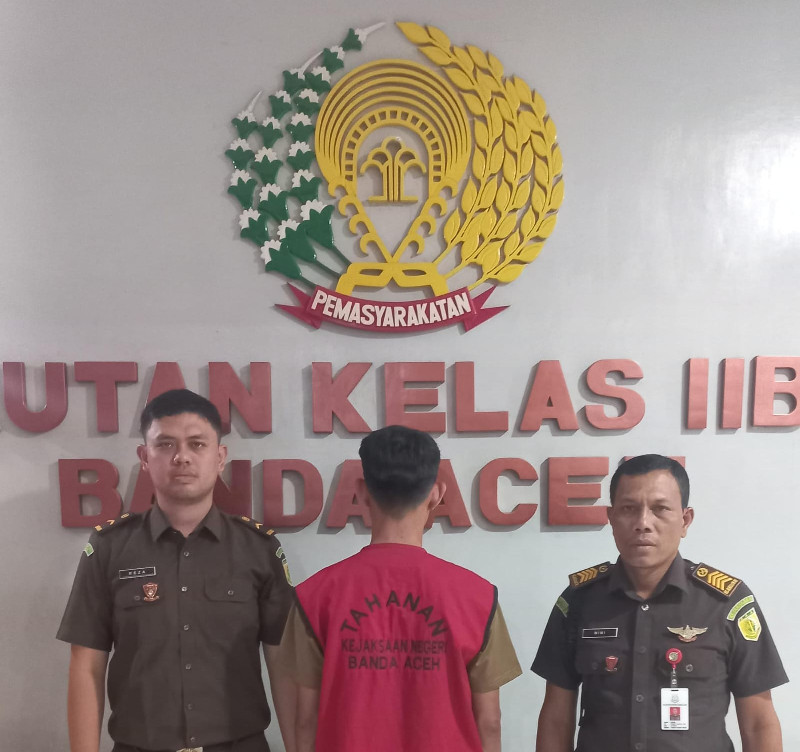 Divonis 6 Bulan Penjara, Kejari Banda Aceh Eksekusi Terpidana KDRT ke Rutan