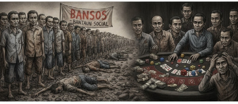 Penerima Bansos Berguguran Karena Judi