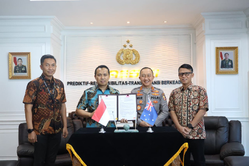 Perkuat Penanggulangan Penyelundupan Manusia, Polri dan AFP Teken Rencana Kerja Bersama