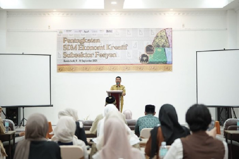 31 Peserta Ikuti Pelatihan Fesyen Ekonomi Kreatif di Banda Aceh