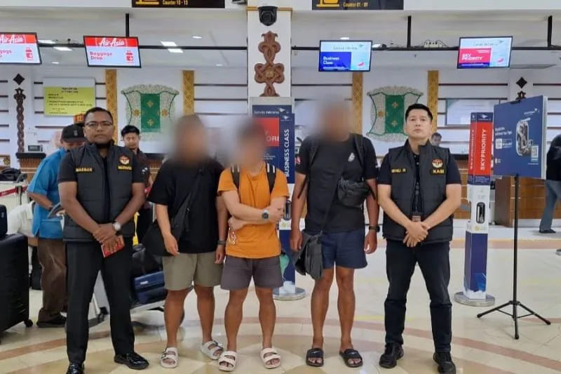Imigrasi Sabang Deportasi Tiga WNA asal Malaysia