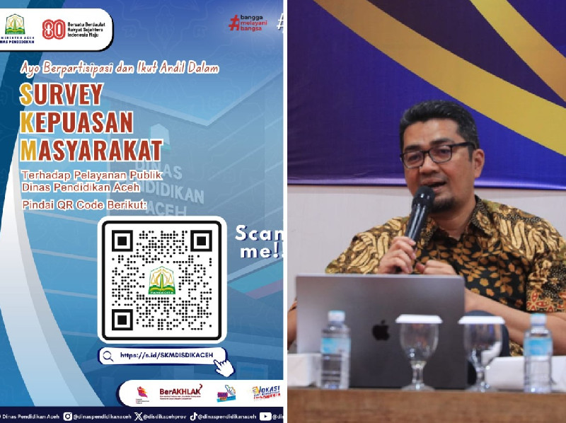 Dinas Pendidikan Aceh Laksanakan Survei Kepuasan Masyarakat