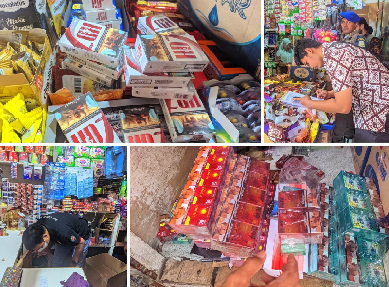 Tiga Hari Operasi, Bea Cukai Aceh Sita 11.400 Batang Rokok Ilegal