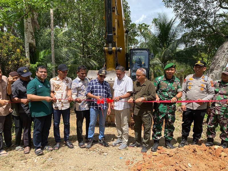 PT Qasas Sabang Berjaya Bangun Jalan Gampong Baro Lam Teungoh