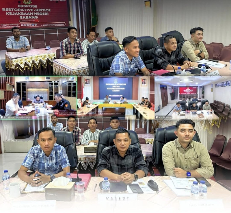 Kejari Sabang Ajukan Restorative Justice dalam Kasus Pencurian