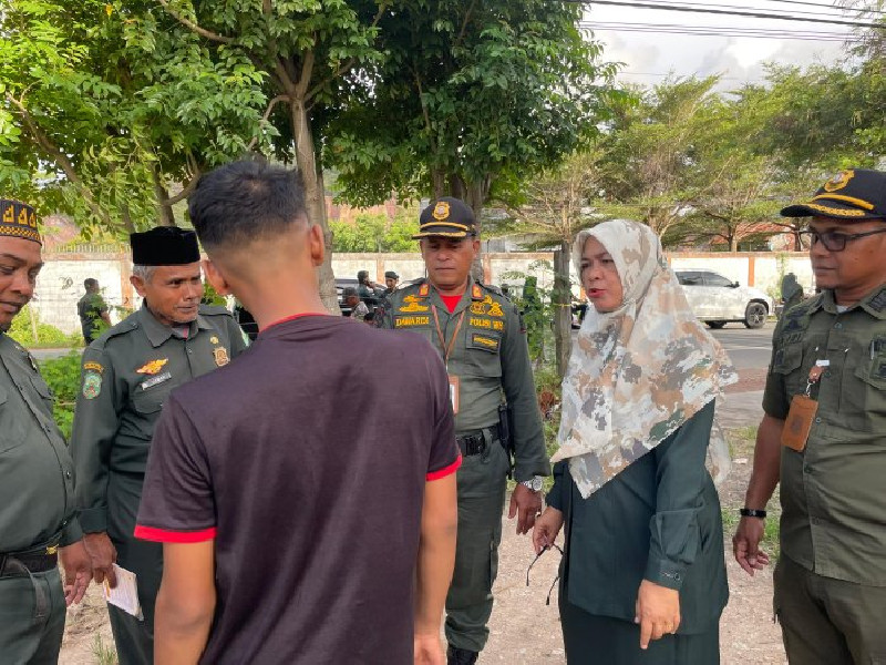 Razia Gabungan, Satpol PP WH Aceh Besar Jaring 31 Pelanggar Busana Islami