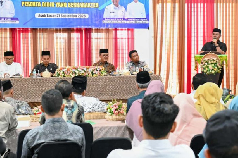 Bupati Aceh Besar: SPT dan Beut Kitab Bak Sikula Jadi Penguat Karakter