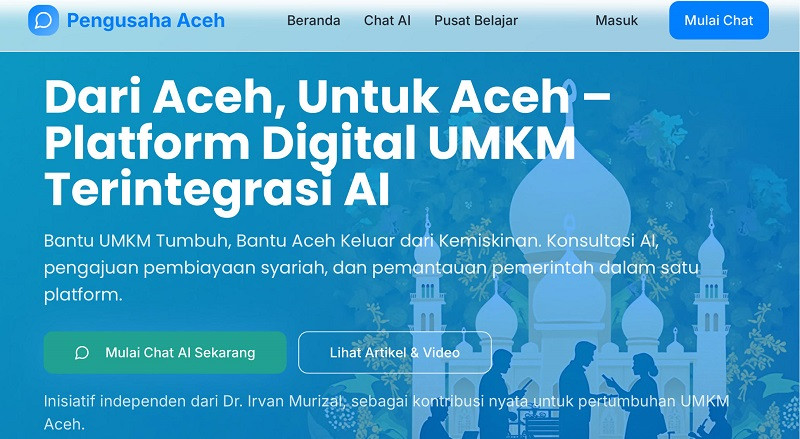 Karyawan Bank Aceh Syariah Ciptakan Platform Digital untuk UMKM