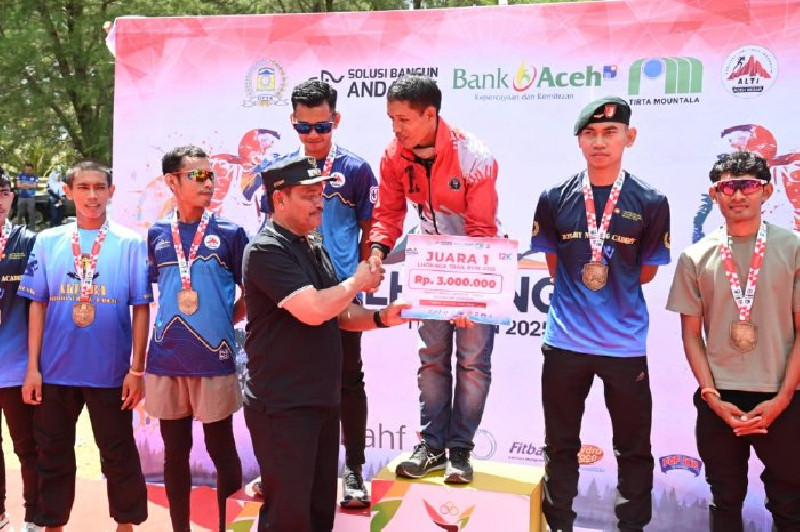 350 Pelari Jelajahi Medan Menantang di Lhoknga Trail Run 2025