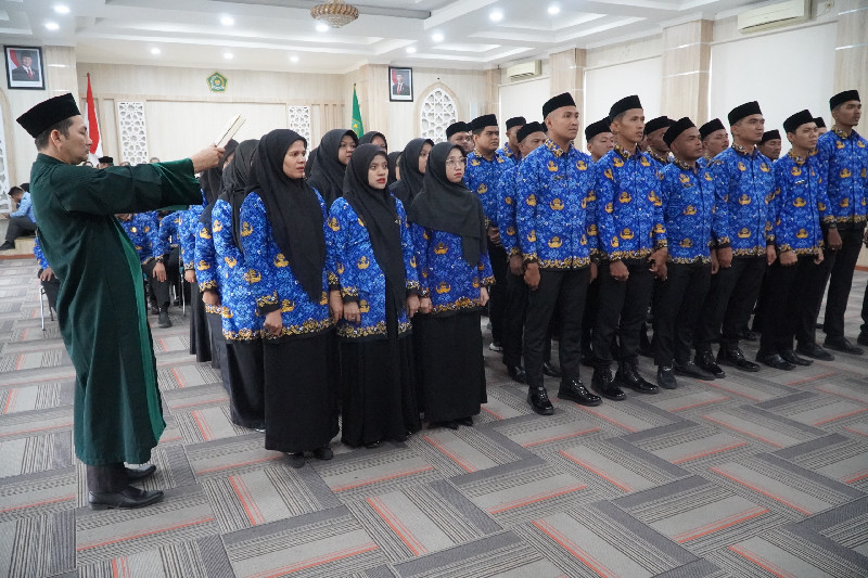 42 PPPK Kemenag Banda Aceh Resmi Dilantik, Satu Meninggal