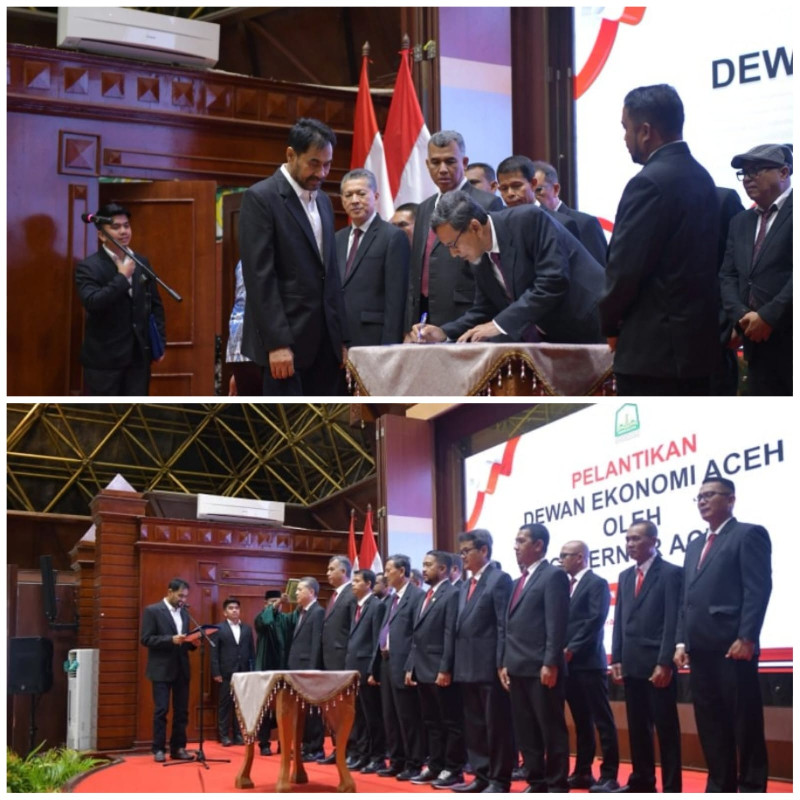 Terungkap! Susunan Lengkap Pengurus Dewan Ekonomi Aceh