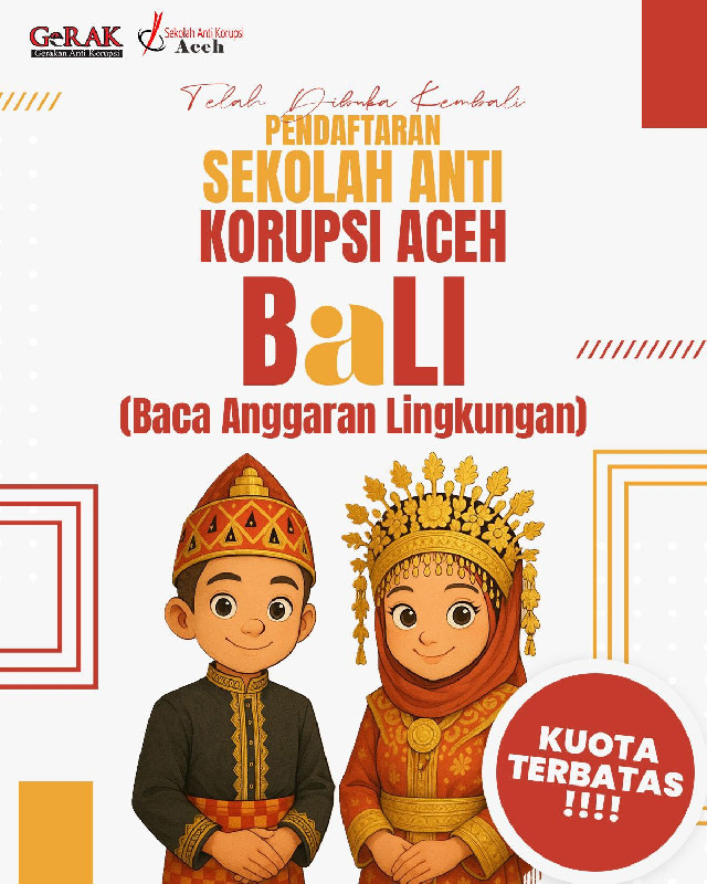 Sekolah Anti Korupsi Aceh Buka Kelas BaLI, Fokus pada Isu Anggaran dan Ekologi