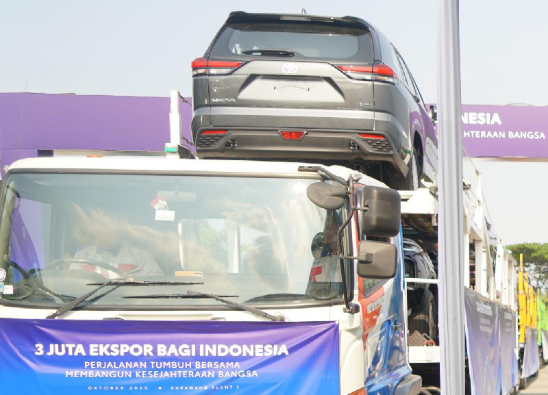 Toyota Ekspor 3 Juta Mobil, Kemenperin: Bukti Industri Otomotif Tangguh