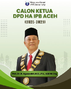 Agussabti Siap Bawa Energi Baru bagi Alumni IPB Aceh