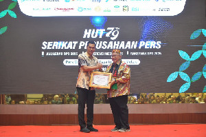 Pemerintah Aceh Terima Lestari Awards 2025 dari Serikat Perusahaan Pers