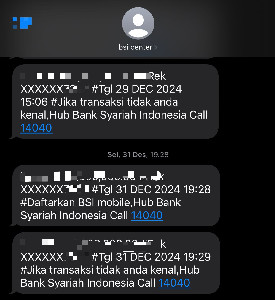 Dosen USK Keluhkan Potongan Ganda Biaya SMS di BSI