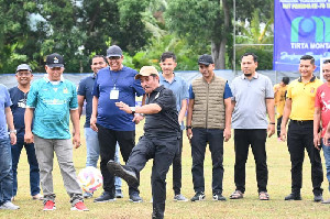 Wabup Aceh Besar Buka Turnamen Sepak Bola HUT Persima ke-70