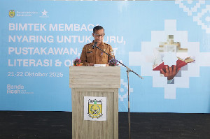 Wali Kota Dorong Gerakan Pembudayaan Membaca, Sebut Literasi Kunci SDM Banda Aceh