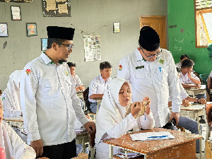 Kunker ke Singkil, Kakanwil Kemenag Aceh Tinjau Program LIMIT Mengaji