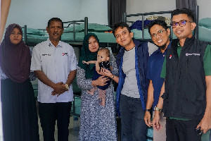 PMI Banda Aceh Bantu Bayi Bocor Jantung Asal Aceh Utara