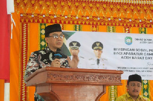 Aparatur Desa di Abdya Ikuti Bimbingan Sosial Penanganan PPKS
