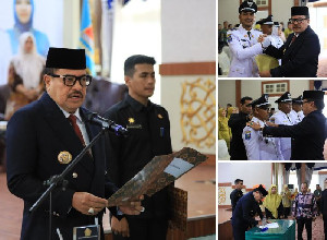 Bupati TRK Lantik 10 Keuchik Antar Waktu Periode 2022-2028 dan 2023-2029