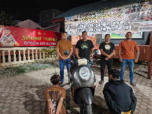 Hendak Preteli Kabel Motor Curian, Polisi Ringkus Pelaku di Peuniti