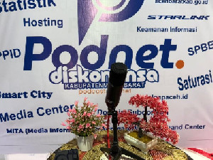 Stand Diskominsa Aceh Barat Hadirkan Internet Gratis dan Podcast Interaktif di PKAB
