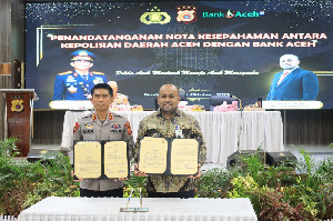 Polda Aceh dan Bank Aceh Syariah Sepakat Jaga Stabilitas Keuangan Daerah