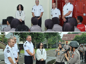 Kunjungan Delegasi Kepolisian Prancis Perkuat Kerja Sama dan Motivasi Calon Bintara Polwan