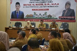 Sekda Aceh Minta Distanbun Percepat Serapan Anggaran dan Tingkatkan Kinerja Lapangan