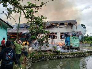 Pesantren Badrul Ulum di Aceh Tenggara Terbakar
